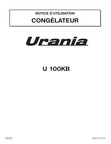 Urania U110KB Manuel utilisateur | Fixfr