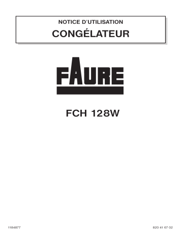 Faure FCH128W Manuel utilisateur | Fixfr