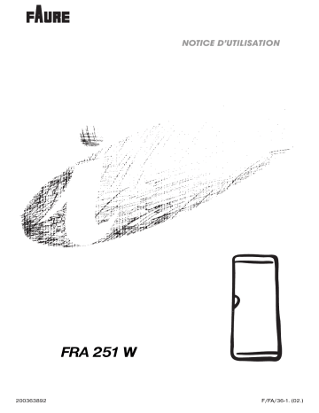 Faure FRA251W Manuel utilisateur | Fixfr