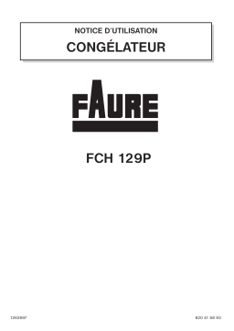 Faure FCH129P Manuel utilisateur