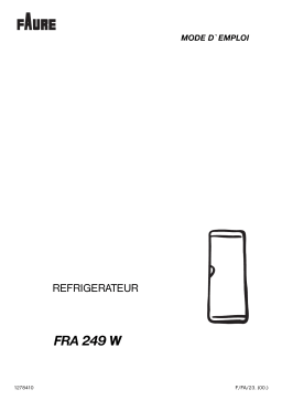 Faure FRA249W Manuel utilisateur