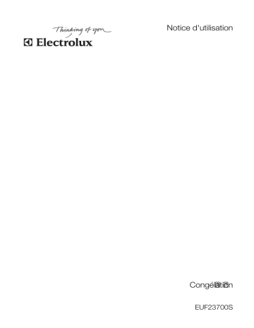Electrolux EUF23700S Manuel utilisateur | Fixfr