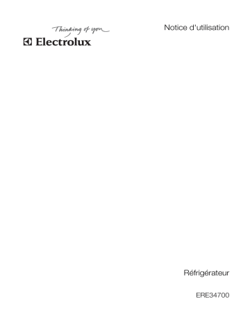 Electrolux ERE34700S Manuel utilisateur | Fixfr