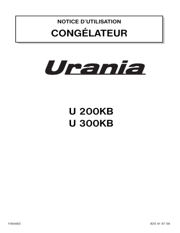 Urania U200KB Manuel utilisateur | Fixfr