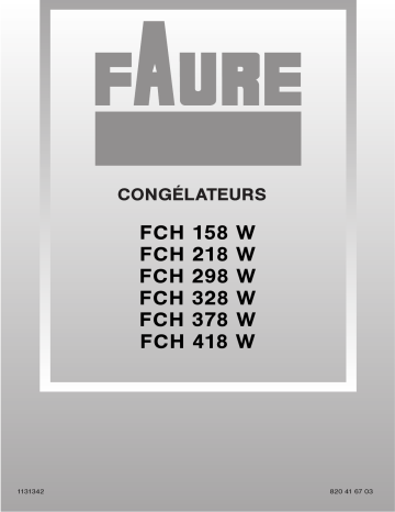 Faure FCH218W Manuel utilisateur | Fixfr