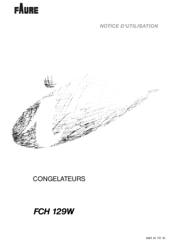 Faure FCH129W Manuel utilisateur
