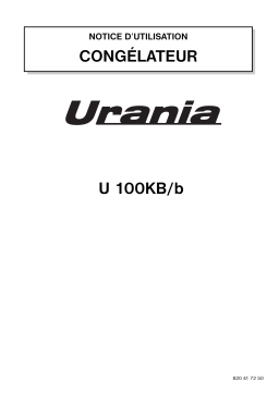 Urania U100KB/B Manuel utilisateur