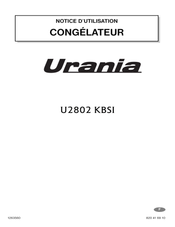 Urania U2802SI Manuel utilisateur | Fixfr