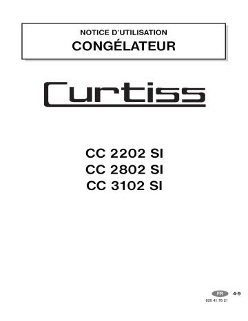 Curtiss CC3102SI Manuel utilisateur | Fixfr