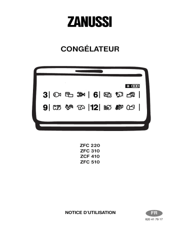 Zanussi ZCF510 Manuel utilisateur | Fixfr