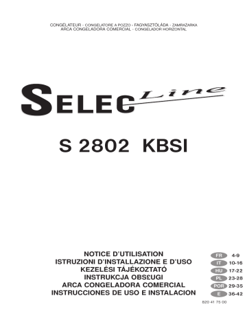 Selecline S2802KBSI Manuel utilisateur | Fixfr