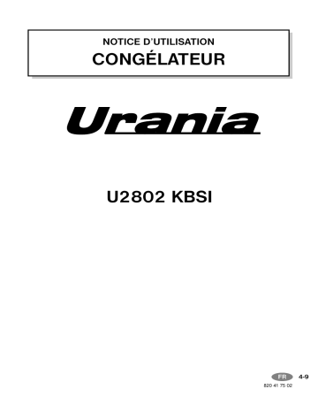 Urania U2802KBSI Manuel utilisateur | Fixfr