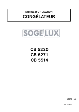 SOGELUX CB5514 Manuel utilisateur