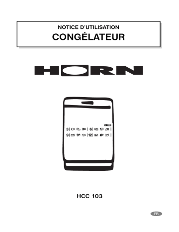 Horn HCC103 Manuel utilisateur | Fixfr