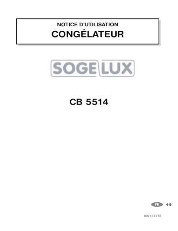 SOGELUX CB5514 Manuel utilisateur | Fixfr