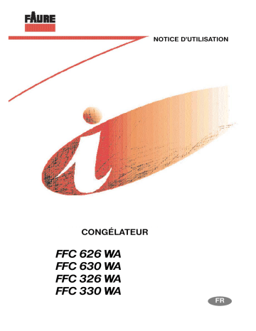 FFC330WA | Faure FFC326WA Manuel utilisateur | Fixfr