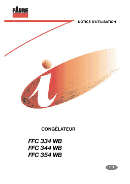 Faure FFC334WB Manuel utilisateur