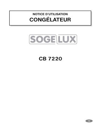 SOGELUX CB7220 Manuel utilisateur | Fixfr