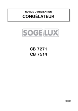 SOGELUX CB7271 Manuel utilisateur