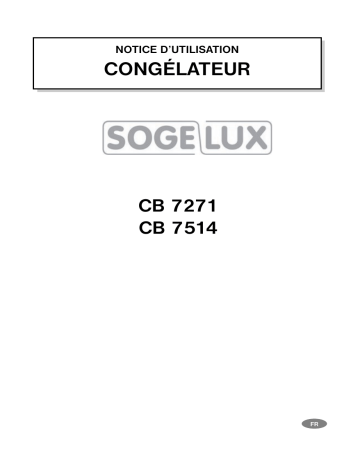 CB7514 | SOGELUX CB7271 Manuel utilisateur | Fixfr