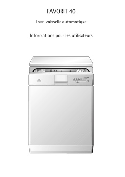 Aeg-Electrolux FAV40 Manuel utilisateur