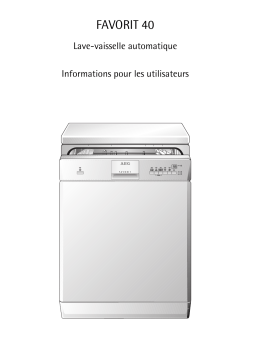 AEG FAV40W Manuel utilisateur