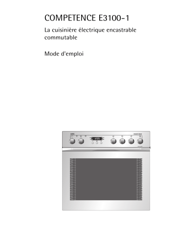 CE3100-1-DEURO | CE3100-1-WEURO | CE3100-1-MEURO | AEG CE3100-1-BEURO Manuel utilisateur | Fixfr