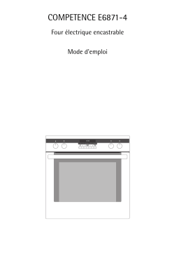 Aeg-Electrolux E6871-4-M Manuel utilisateur