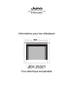 Juno-Electrolux JEH25321E  R05 Manuel utilisateur