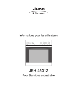 Juno-Electrolux JEH45012E  R05 Manuel utilisateur