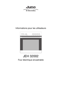 Juno-Electrolux JEH32002W  R05 Manuel utilisateur