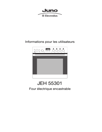 JEH55301A  R05 | Juno-Electrolux JEH55301E  R05 Manuel utilisateur | Fixfr