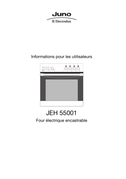 Juno-Electrolux JEH55001A  R05 Manuel utilisateur