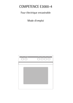 Aeg-Electrolux E3000-4-M  R05 Manuel utilisateur