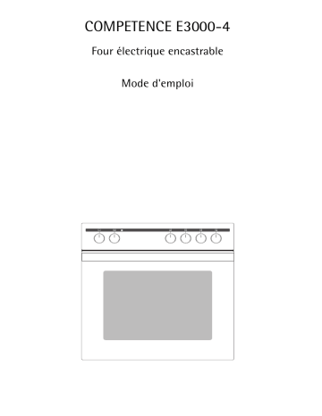 E3000-4-B EU R05 | E3000-4-W EU R05 | E3000-4-M EU R05 | Aeg-Electrolux E3000-4-M  R05 Manuel utilisateur | Fixfr