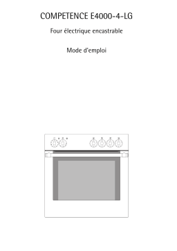 Aeg-Electrolux E4000-4-LG Manuel utilisateur