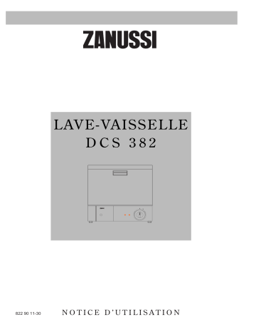 Zanussi DCS382W Manuel utilisateur | Fixfr