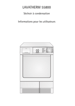 AEG LTH55800 Manuel utilisateur