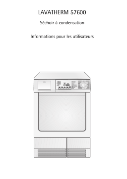 AEG LTH57600 Manuel utilisateur