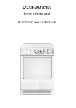 AEG LTH57800 Manuel utilisateur