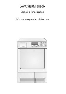 AEG LTH58800 Manuel utilisateur