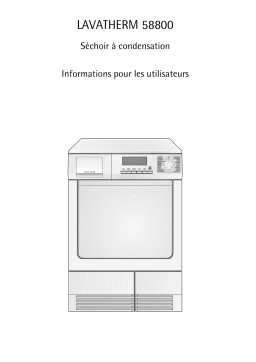 Aeg-Electrolux LTH58800 Manuel utilisateur