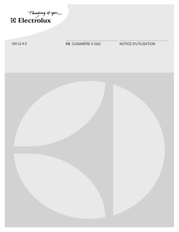 GHL245SW | Electrolux GHL245WE Manuel utilisateur | Fixfr