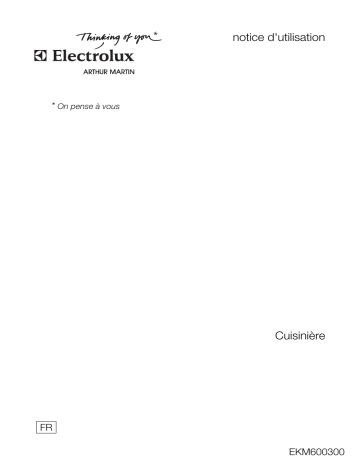 ARTHUR MARTIN ELECTROLUX EKM600300W Manuel utilisateur | Fixfr