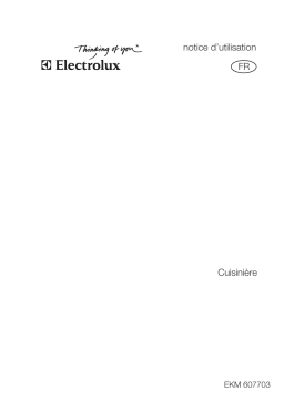 Electrolux EKM607703W Manuel utilisateur