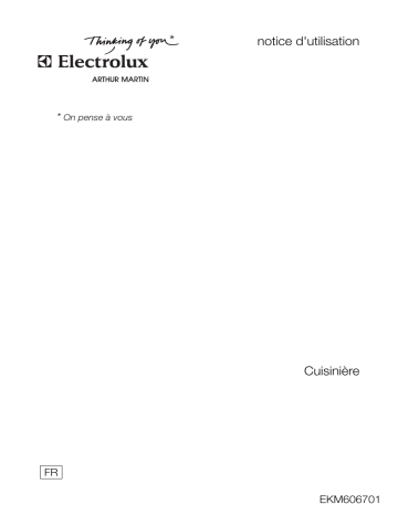 ARTHUR MARTIN ELECTROLUX EKM606701X Manuel utilisateur | Fixfr