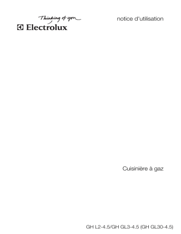 Electrolux GHL2-4.5 Manuel utilisateur | Fixfr