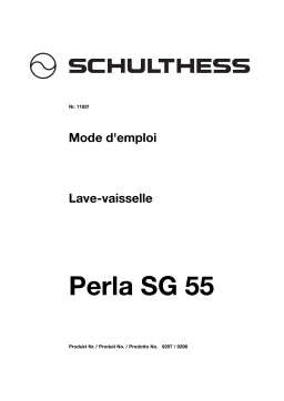 Schulthess PERLASG55W Manuel utilisateur