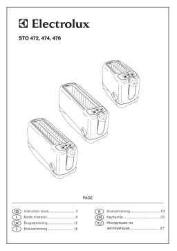 Electrolux ST0472 Manuel utilisateur