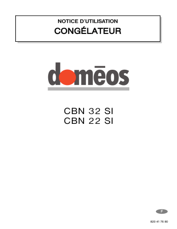 Domeos CBN32SI Manuel utilisateur | Fixfr